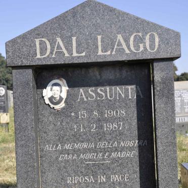 LAGO Assunta, dal 1908-1987