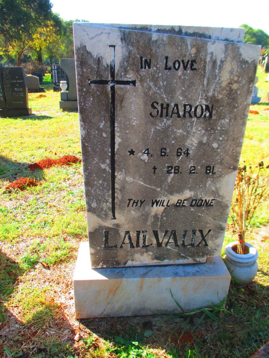 LAILVAUX Sharon 1964-1981