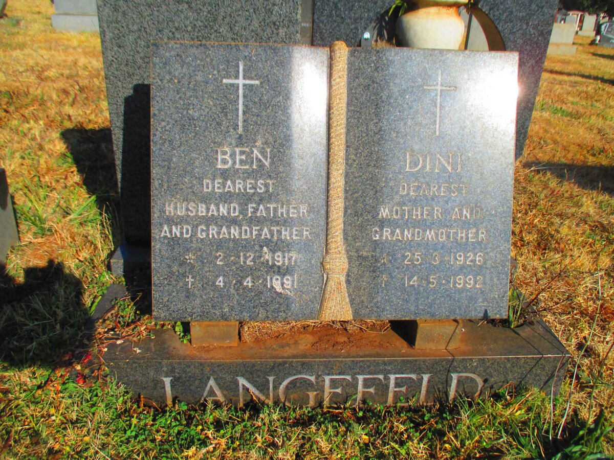 LANGEFELD Ben 1917-1991 &amp; Dini 1926-1992