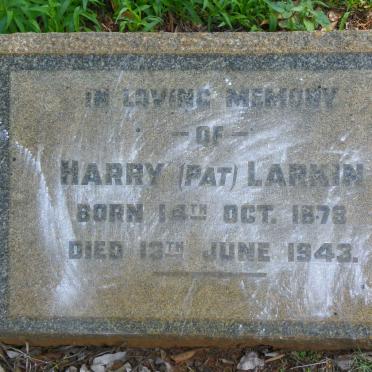 LARKIN Harry 1878-1943