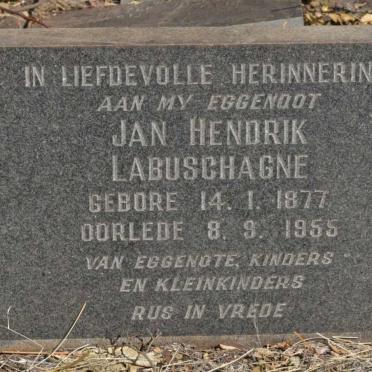LABUSCHAGNE Jan Hendrik 1877-1955