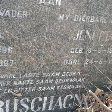 LABUSCHAGNE Pawa 1886-1967 &amp; Jenetta S. 1889-1960