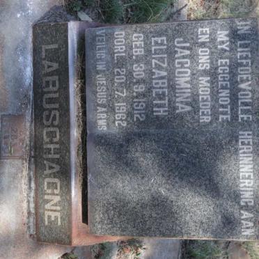 LABUSCHAGNE Jacomina Elizabeth 1912-1962
