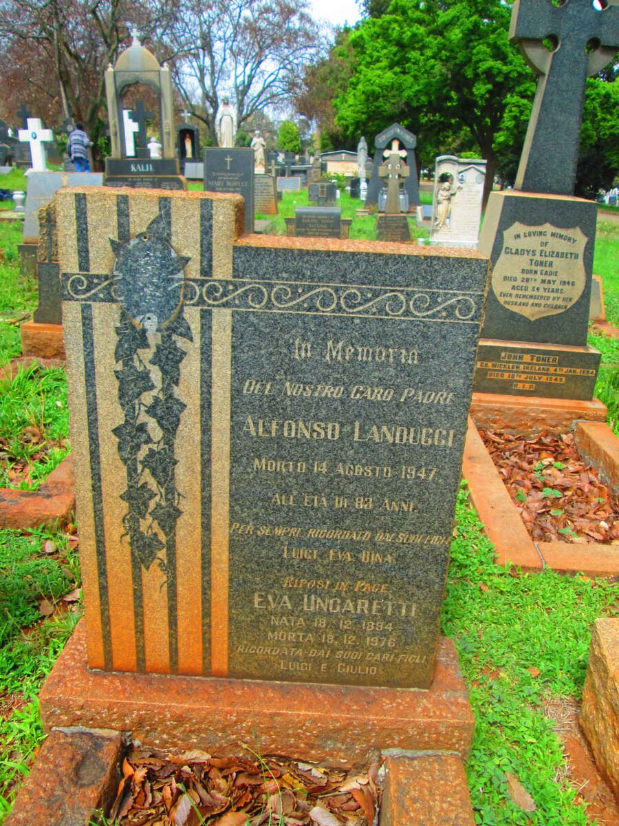 LANDUCCI Alfonso -1947 :: UNGARETTI Eva 1894-1976