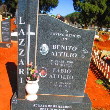LAZZARI Benito Attilio 1940-2020 :: LAZZARI Fabio Attilio 1970-2021