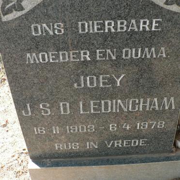 LEDINGHAM J.S.D. 1903-1978