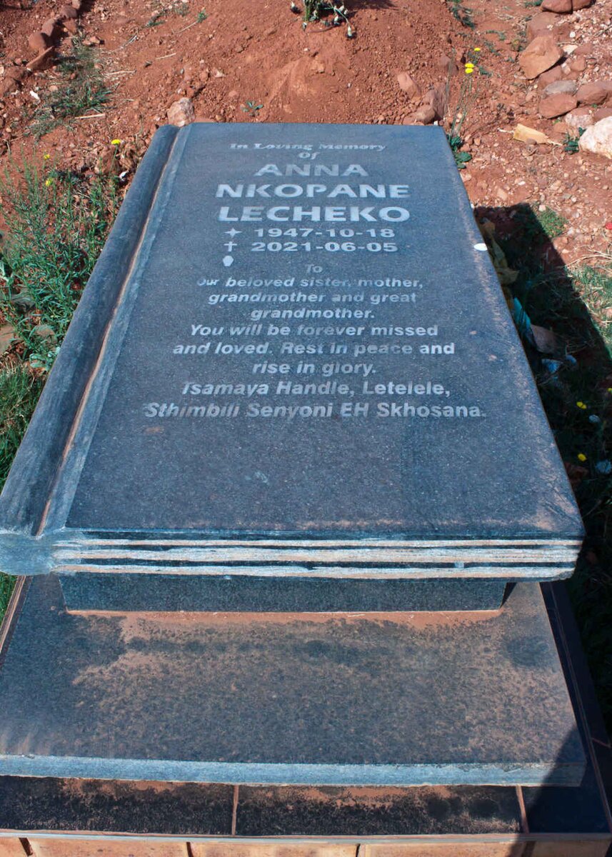 LECHEKO Anna Nkopane 1947-2021