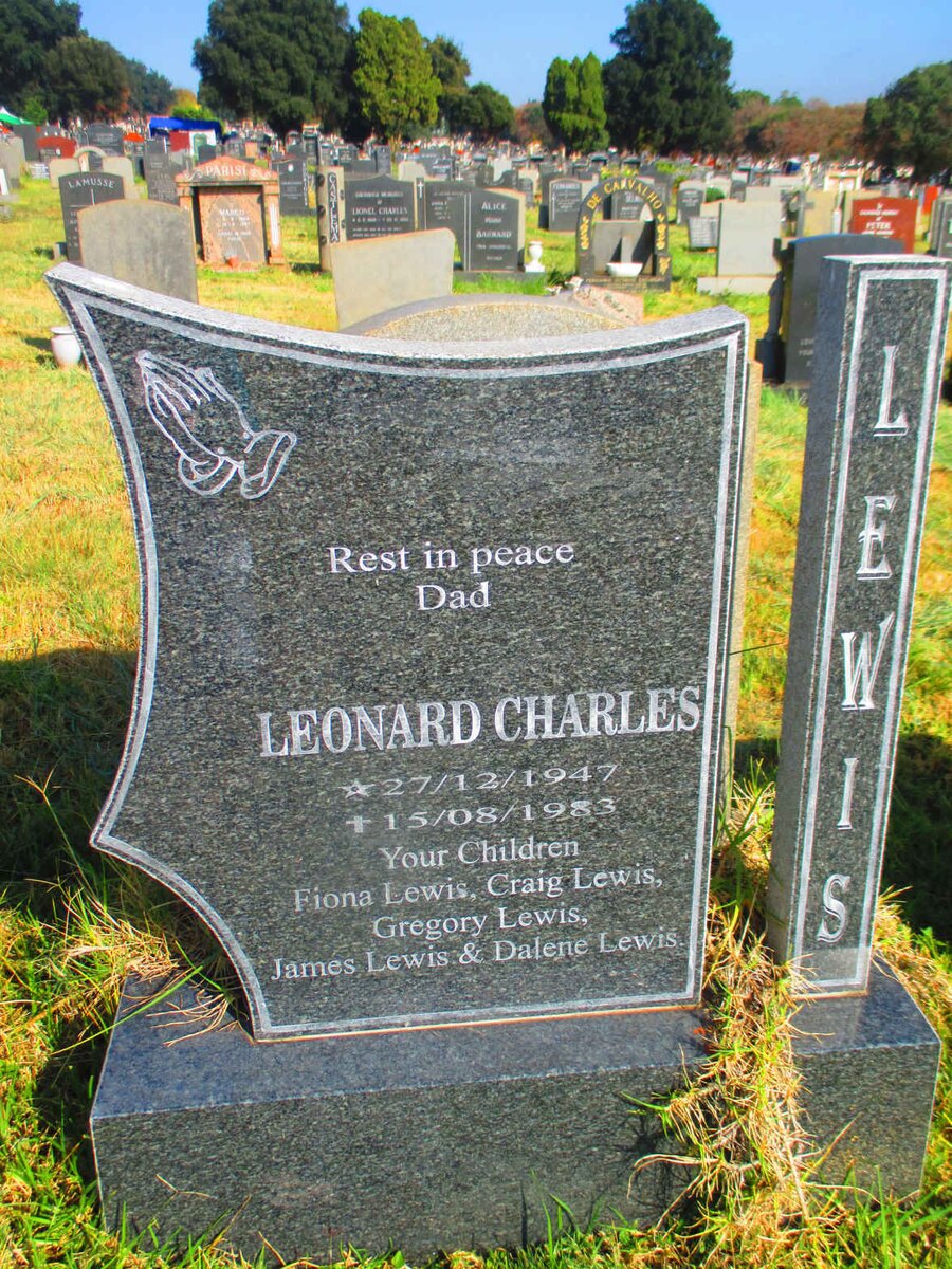 LEWIS Leonard Charles 1947-1983