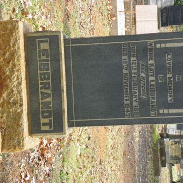 LEIBBRANDT Winnie Kate nee RITCHIE 1881-1943