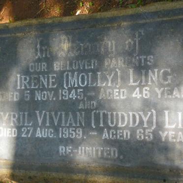 LING Cyril Vivian -1959 &amp; Irene -1945