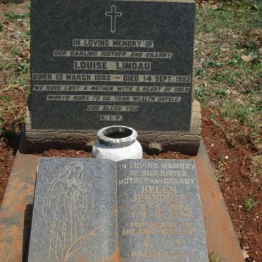 LINDAU Louise 1882-1952 :: JENNINGS Helen 1920-19?4 