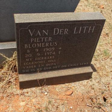 LITH Pieter Blomerus, van der 1909-1974