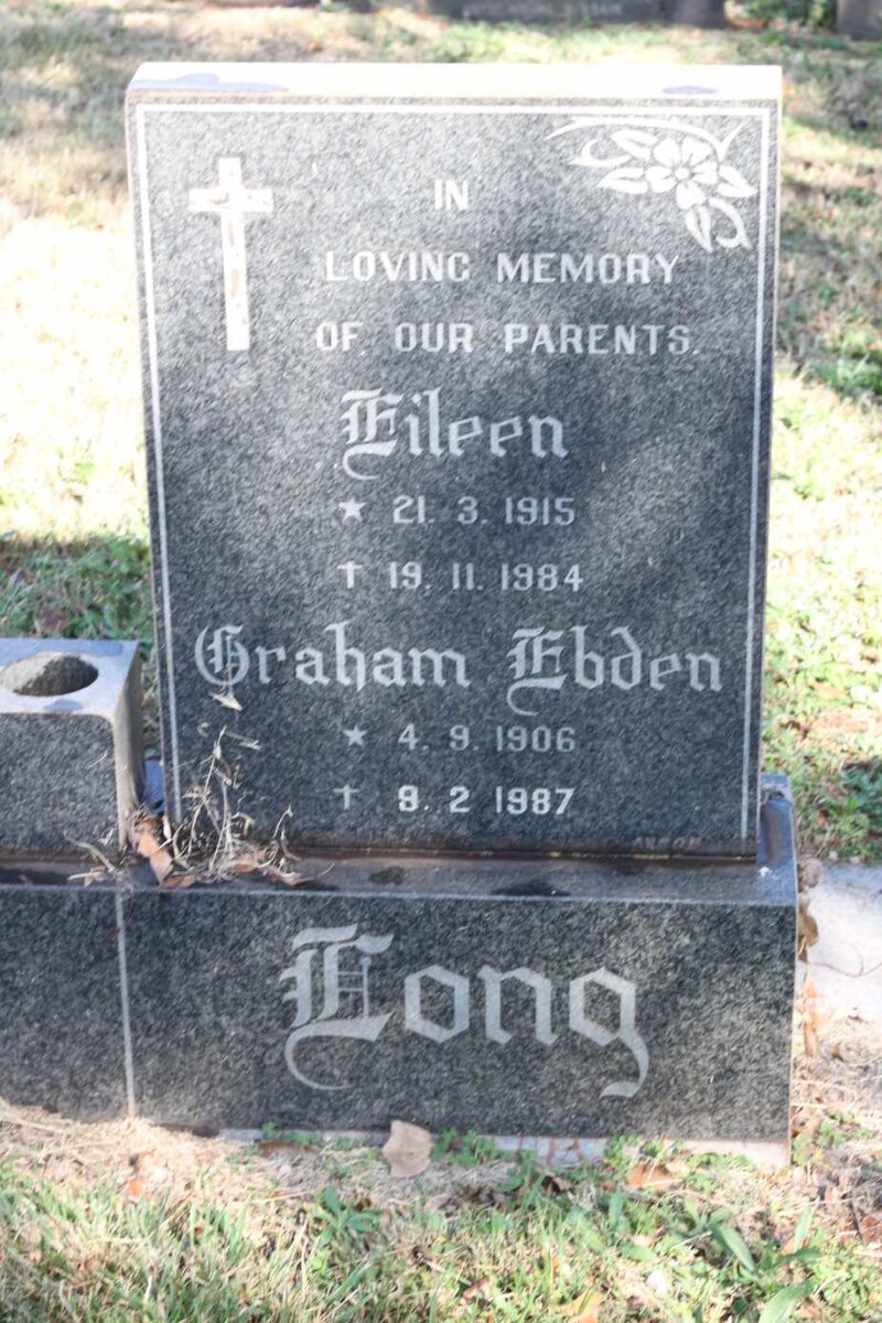LONG Graham Ebden 1906-1987 &amp; Eileen 1915-1984