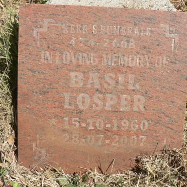 LOSPER Basil 1960-2007