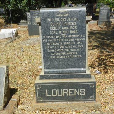 LOURENS Sophie 1926-1946