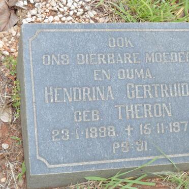 LOUW Petrus Johannes Hendrik 1874-1944 &amp; Hendrina Gertruida THERON 1888-1978