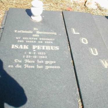 LOUW Isak Petrus 1933-1983 &amp; Dina Carolina 1934-