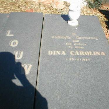 LOUW Dina Carolina 1934-