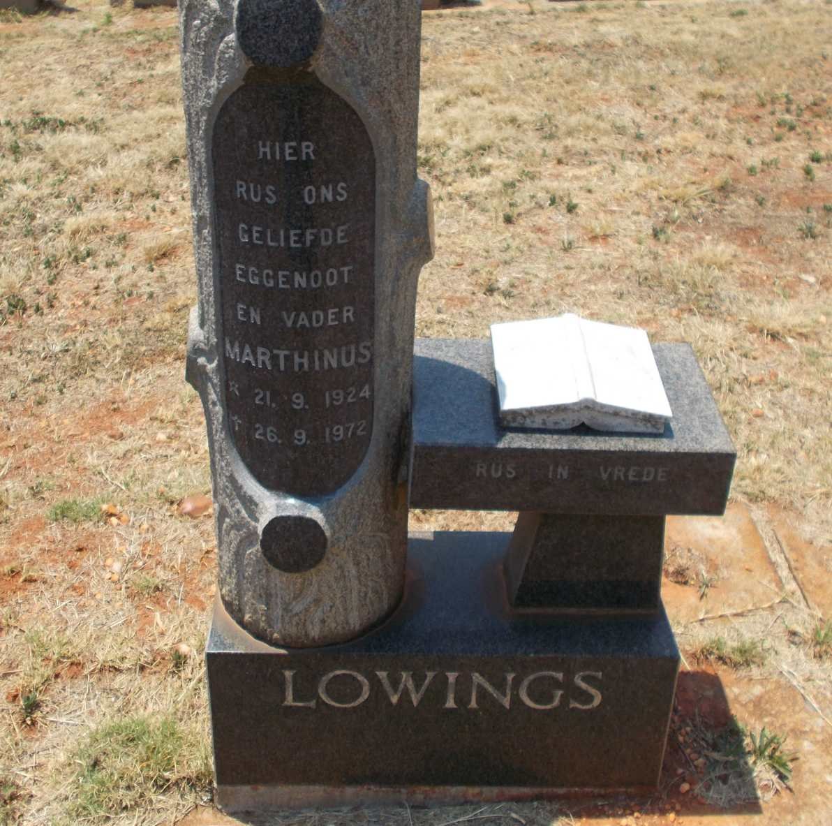 LOWINGS Marthinus 1924-1972