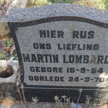 LOMBARD Martin 1964-1970