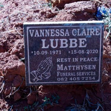 LUBBE Vannessa Claire 1971-2020
