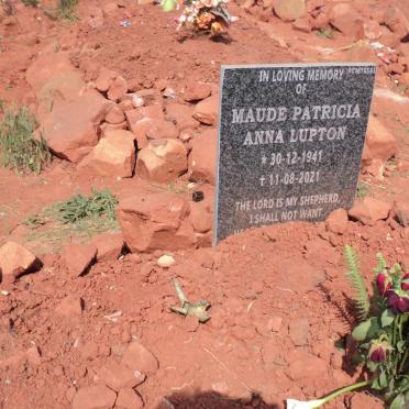LUPTON Maude Patricia Anna 1941-2021