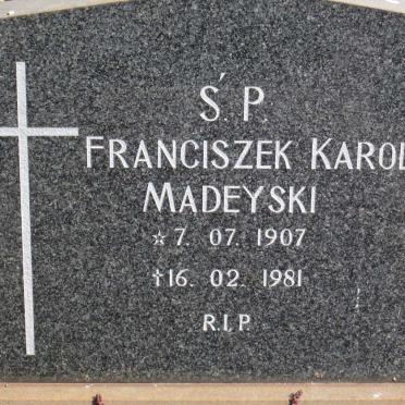 MADEYSKI Franciszek Karol 1907-1981