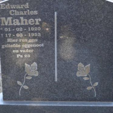 MAHER Edward Charles 1920-1953