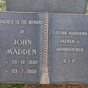 MADDEN John 1902-1968