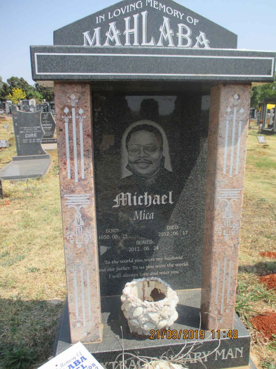 MAHLABA Michael 1950-2012