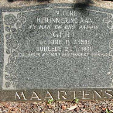 MAARTENS Gert 1909-1966