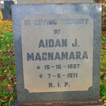 MACNAMARA Aidan J. 1887-1971