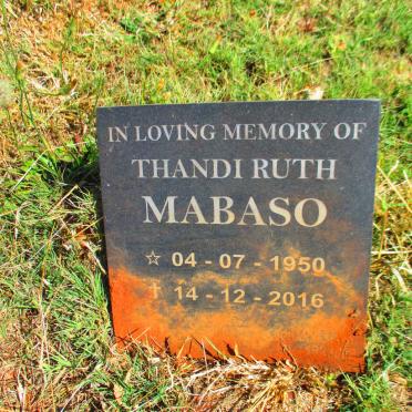 MABASO Thandi Ruth 1950-2016