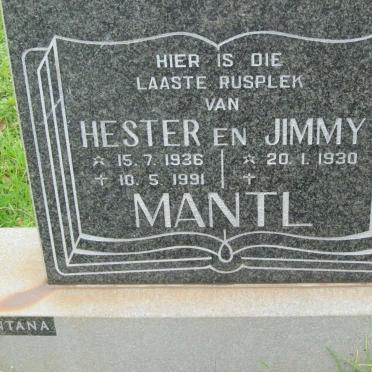 MANTL Jimmy 1930- &amp; Hester 1936-1991
