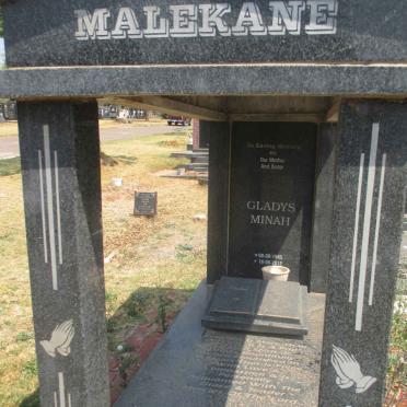 MALEKANE Gladys Minah 1945-2012