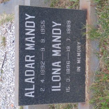 MANDY Aladar 1892-1955 &amp; Ilona 1896-1989