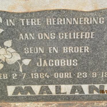 MALAN Jacobus 1964-1968
