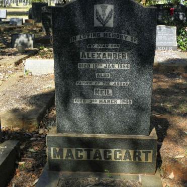 MACTAGGART Neil - 1968 :: MACTAGGART Alexander -1954