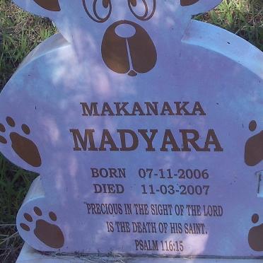 MADYARA Makanaka 2006-2007