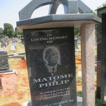 MATOME Philip 1944-2012