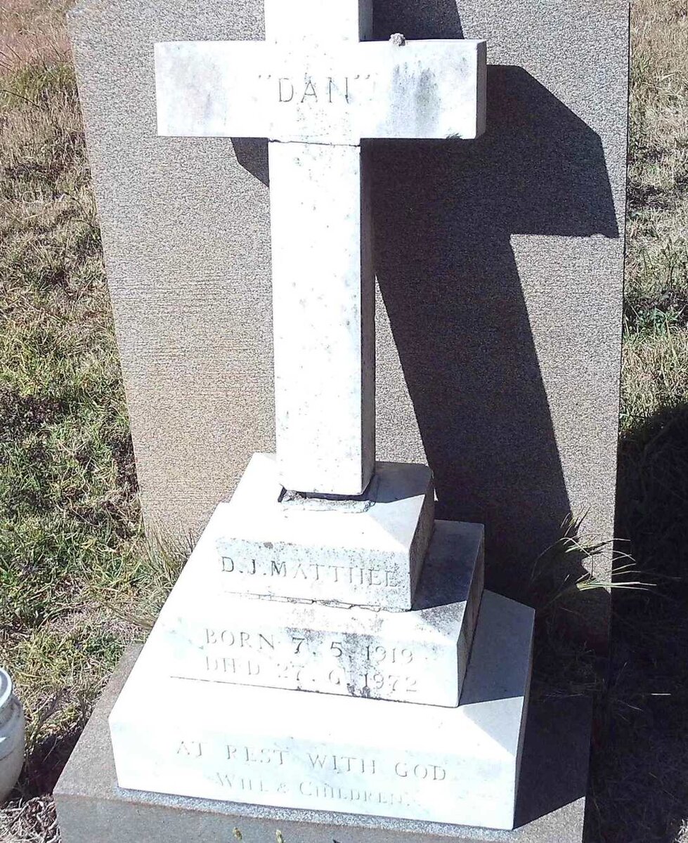 MATTHEE D.J. 1919-1972