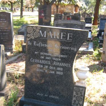 MAREE Gerhardus Johannes 1919-1969