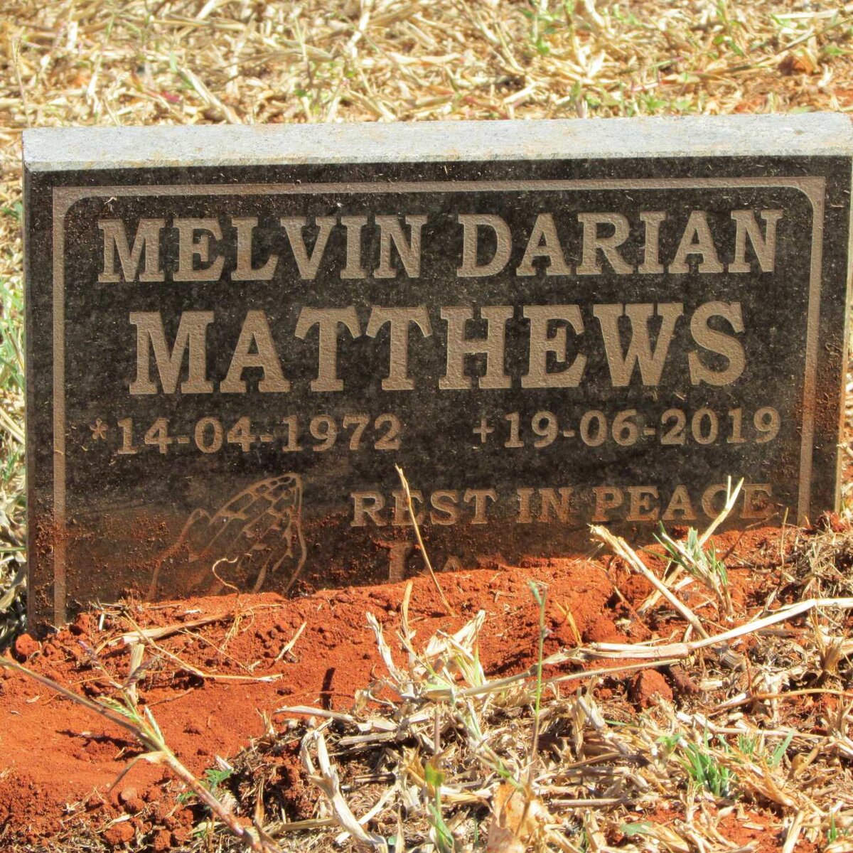 MATTHEWS Melvin Darian 1972-2019
