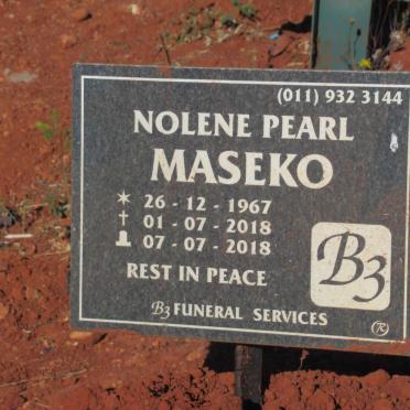 MASEKO Nolene Pearl 1967-2018