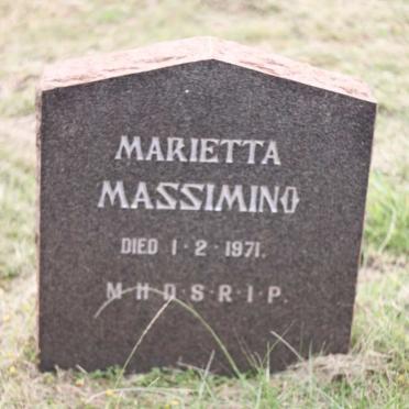 MASSIMINO Marietta -1971