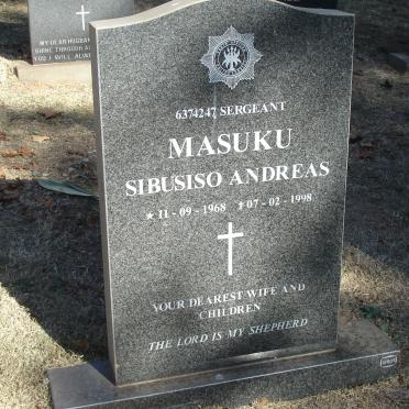 MASUKU Sibusiso Andreas 1968-1998