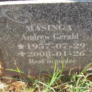 MASINGA Andrew Gerald 1957-2008