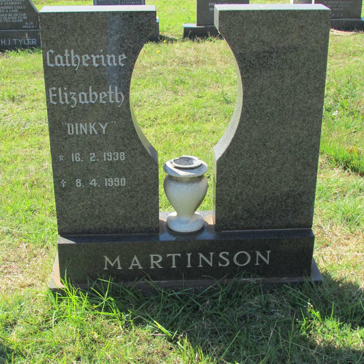 MARTINSON Catherine Elizabeth 1938-1990
