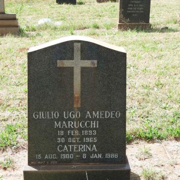 MARUCCHI Giulio Ugo Amedeo 1893-1965 &amp; Caterina 1900-1986