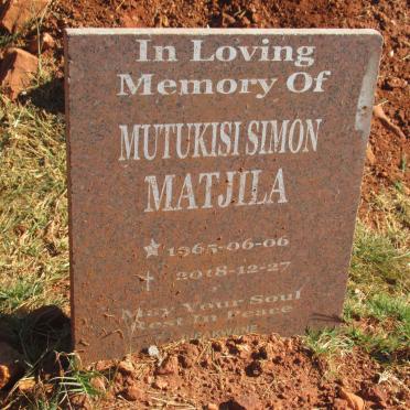 MATJILA Mutukisi Simon 1965-2018